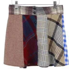 Antique Boutique Children Patchwork Skirt Girls L Multi‎ Preppy Academia Boho